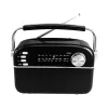 Manta RDI918B nešiojamas CD grotuvas su FM radiju, MP3 atkūrimu, USB ir AUX įvestimi, juodos spalvos