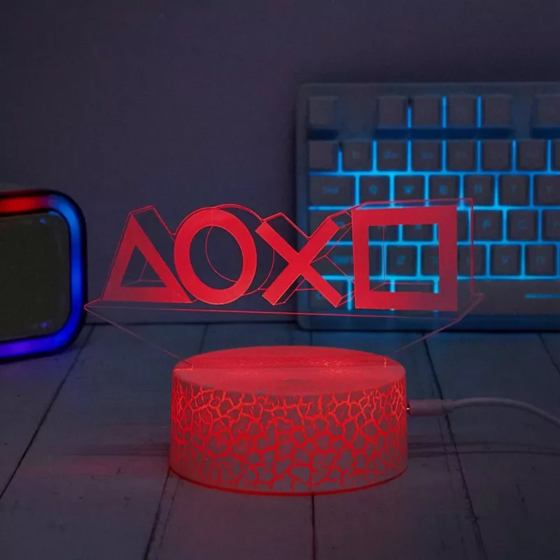 Manta SNL123RGB LED lempa apšvietimui dekoravimui Game 3 RGB 3D