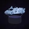 Manta SNL64RGB LED lempa 3D RGB dekoratyvinė šviesa automobiliui