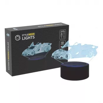 Manta SNL64RGB LED lempa 3D RGB dekoratyvinė šviesa automobiliui