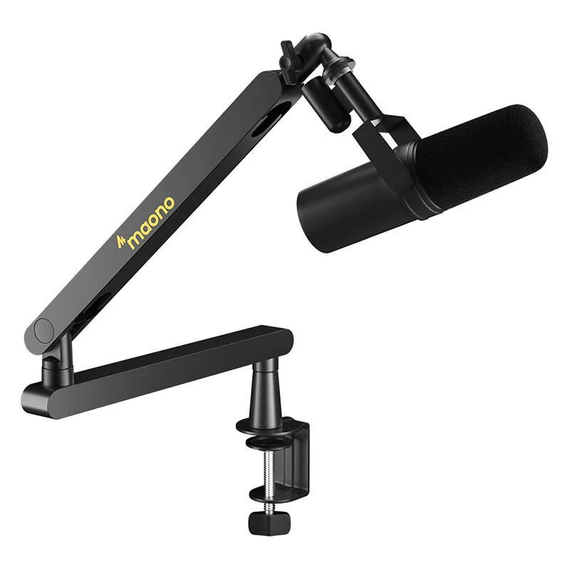 Maono BA92 Boom Arm (Juodas) - Reguliuojamas mikrofoninis pantografas su stalo spaustuku ir pravedimo montavimu