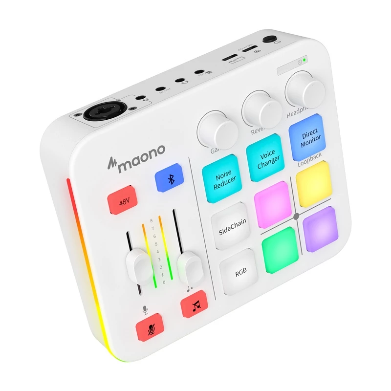 Maono G1 Neo USB-C garso sąsaja (garso kortelė) – balta