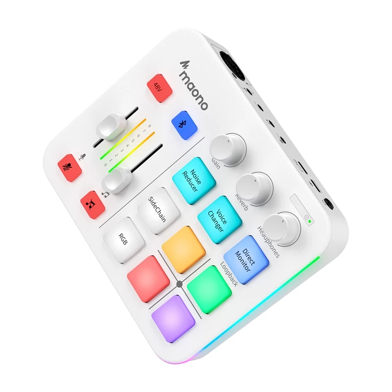 Maono G1 Neo USB-C garso sąsaja (garso kortelė) – balta