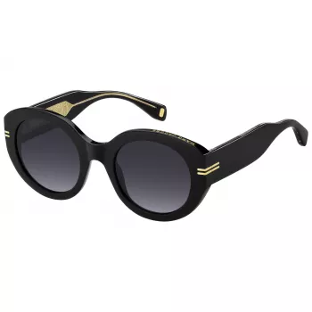 MARC JACOBS Moteriški Akiniai nuo Saulės MJ-1110-S-807 - Juodas Rėmelis, Pilki Gradientiniai Stiklai