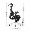 MARK ADLER Visioner 8.3 Black N Biuro kėdė