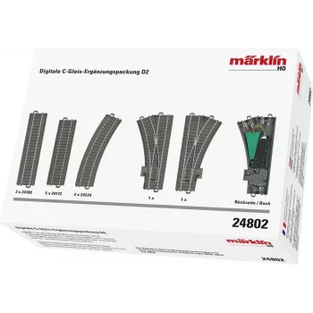 Märklin 24802 H0 C-Gleis lenkta bėgių atkarpa R2 15° (1 vnt.)