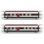 Märklin 43462 H0 papildomas vagonų rinkinys 2 SBB Giruno: 2 klasės vagonai D(B9) ir E(B8)