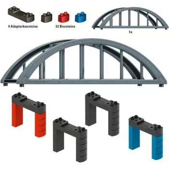 Märklin 72218 H0 tiesus santvarinis tiltas C/K/M bėgiams, pilkas, 360 mm