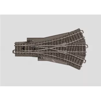 Märklin H0 C-Gleis trišakė iešmas 188,3 mm su paklotu (24630)