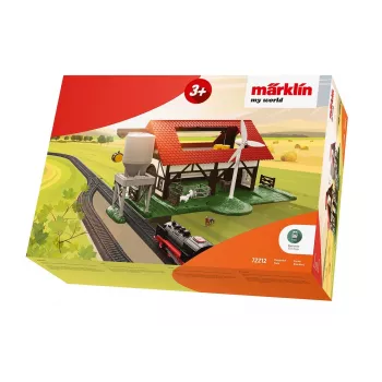 Märklin My World H0 Farm Starter Set 72212 – baterijomis varomas traukinys su gyvūnais ir bėgiais