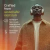 Marley Positive Vibration Rebel belaidės ausinės su aktyviu triukšmo slopinimu, Bluetooth 5.0 – kreminės spalvos