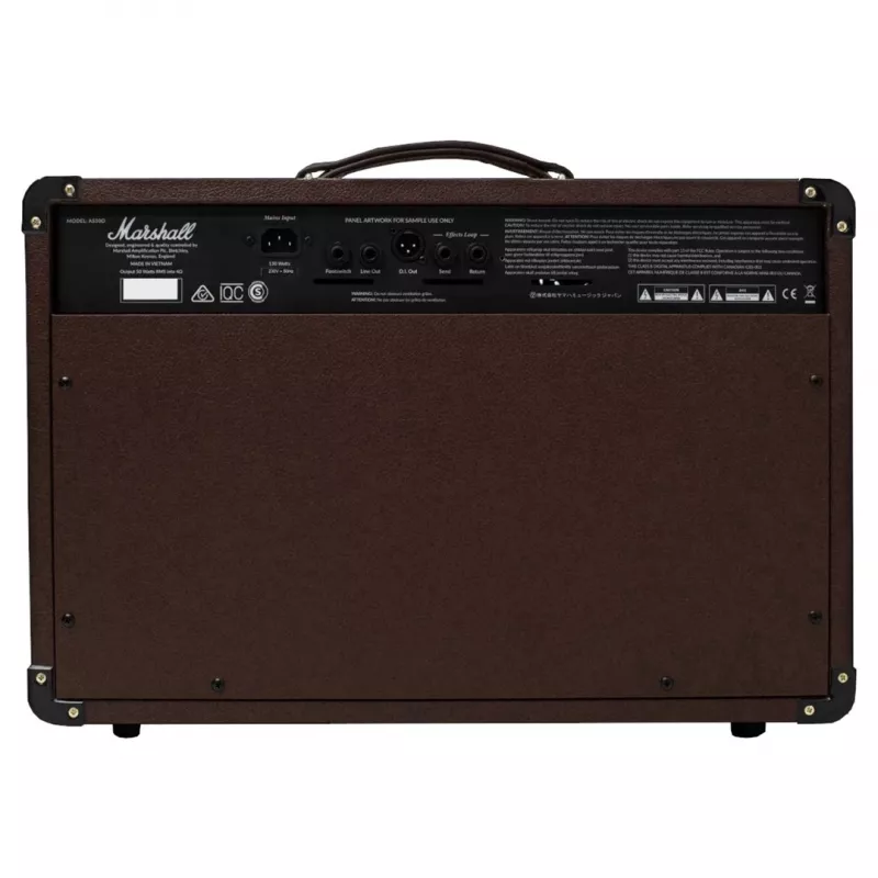 Marshall AS50D 50W akustinės gitaros stiprintuvas - 2x8 colių garsiakalbiai, 2 kanalai, skaitmeniniai efektai