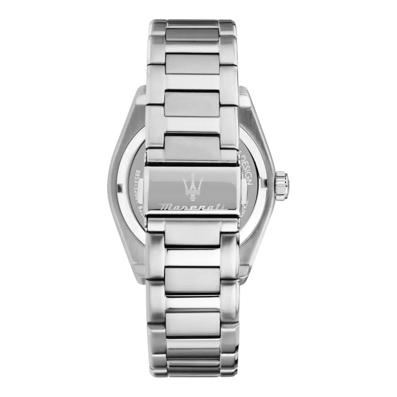 Maserati Epoca Quartz Vyriškas Laikrodis R8853152002 41mm Mėlynas Ciferblatas Sidabrinis Nerūdijantis Plienas