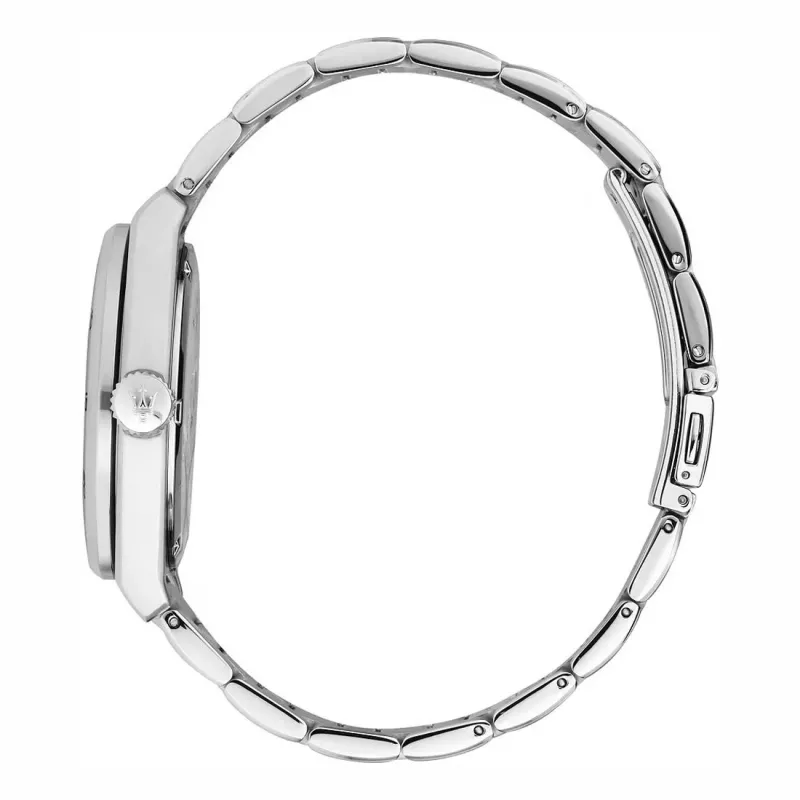 Maserati Epoca Quartz Vyriškas Laikrodis R8853152002 41mm Mėlynas Ciferblatas Sidabrinis Nerūdijantis Plienas