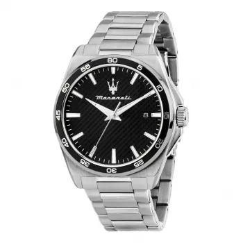 Maserati Epoca Quartz Vyriškas Laikrodis R8853152002 41mm Mėlynas Ciferblatas Sidabrinis Nerūdijantis Plienas