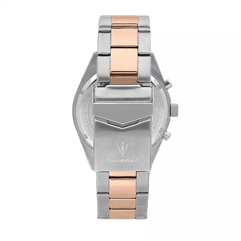 Maserati vyrų laikrodis Potenza Quartz Analog R8853100040 43mm juodas ciferblatas juoda oda