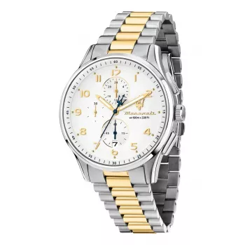 Maserati Vyriškas Kvarcinis Chronografinis Laikrodis R8873624003 44mm Nerūdijantis Plienas Mėlynas Ciferblatas