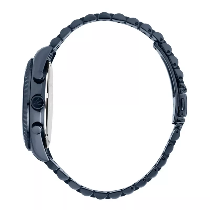 Maserati vyriškas chronografinis laikrodis Successo R8873600011 – 44 mm nerūdijančio plieno korpusas, mėlynas ciferblatas, kvarcinis