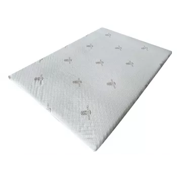Čiužinio užtiesalas Masterjero 180x200x5 cm – vidutinio minkštumo atminties putų su nuimamu ir skalbiamu užvalkalu
