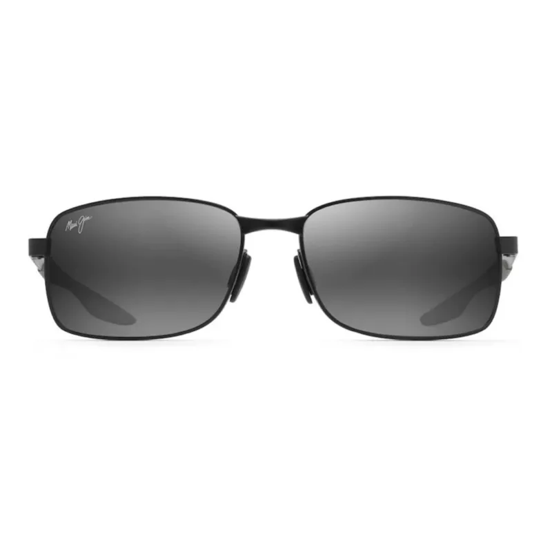 MAUI JIM 797-2M Unisex Cat Eye Akiniai Matiniai Juodi Neutraliai Pilki 57mm