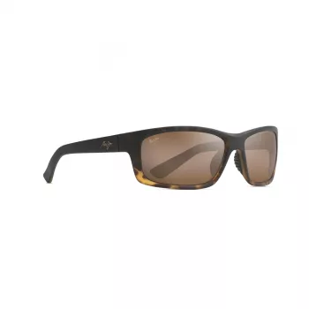 MAUI JIM H766-10MF Unisex Rectangular Sunglasses Matte Black Neutral Grey 58mm