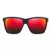 Maui Jim Red Sands Akiniai RM864-02A Unisex 64mm Matinis Juodas Rėmelis Pilki Lęšiai