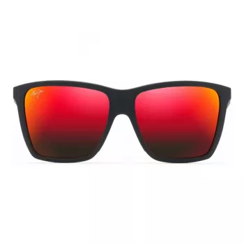 Maui Jim Red Sands Akiniai RM864-02A Unisex 64mm Matinis Juodas Rėmelis Pilki Lęšiai