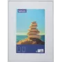 MAUL 1935802 vieno paveikslo rėmelis 30 x 40 cm, baltas MDF su nedūžtančiu polikarbonato stiklu, tvirtinamas prie sienos