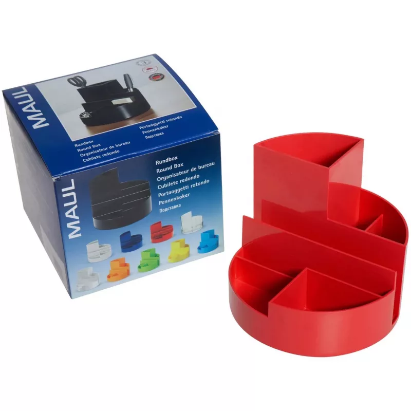 MAUL Desk Organizer Round Plastic 14 cm Diameter 12,5 cm Length 4117625