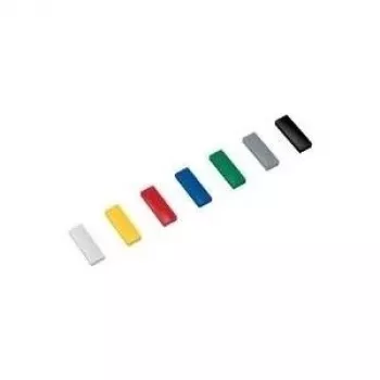 MAUL HEBEL tvirtas magnetas, 1,0 kg laikymo jėga, stačiakampis 54 x 19 mm, juodas, birus atsparus plastikas 61650-90