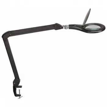 MAUL LED padidinimo lempa Makro su spaustuku, juoda