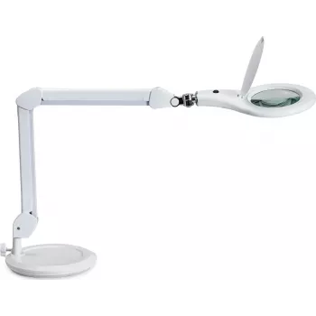 MAUL LED didinamoji lempa Makro su stovu balta