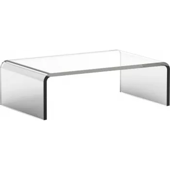 MAUL Monitor Riser 1951505 permatomas akrilo stiklas, aukštis 10 cm