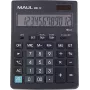 MAUL MXL 12 stalinis skaičiuotuvas su 12 skaitmenų LCD ekranu, mokesčių skaičiavimu, dvigubu maitinimu, juodas 7267090