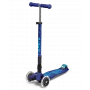 Maxi Micro Deluxe Foldable LED Pink Kick Scooter