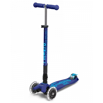 Maxi Micro Deluxe Foldable LED Scooter Petrol Green