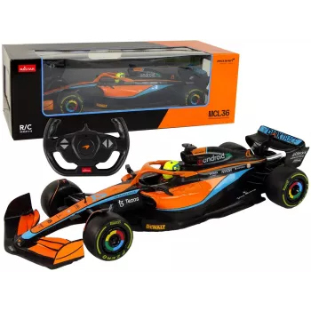 McLaren F1 RC Race Car Rastar Orange 1:12