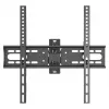 MCN Maclean MC-191 pilno judesio TV laikiklis sienai 32-55 inch ekranams, VESA 400x400, 30 kg, juodas