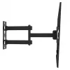 MCN Maclean MC-191 pilno judesio TV laikiklis sienai 32-55 inch ekranams, VESA 400x400, 30 kg, juodas
