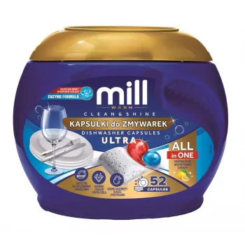 MD2 MILL indaplovės kapsulės CLEAN&SHINE Ultra 52 vnt. 3K.S