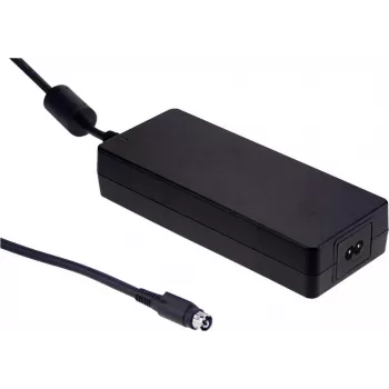 MEAN WELL GSM160B12-R7B 140W 12V 11.67A medicininis AC/DC stalinis maitinimo adapteris su 4 kontaktų DIN išėjimu
