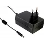 MEAN WELL GSM36E24-P1J 36W medicininis stalinis maitinimo adapteris, 24V DC, 1.5A, 2.1x5.5mm kištukas
