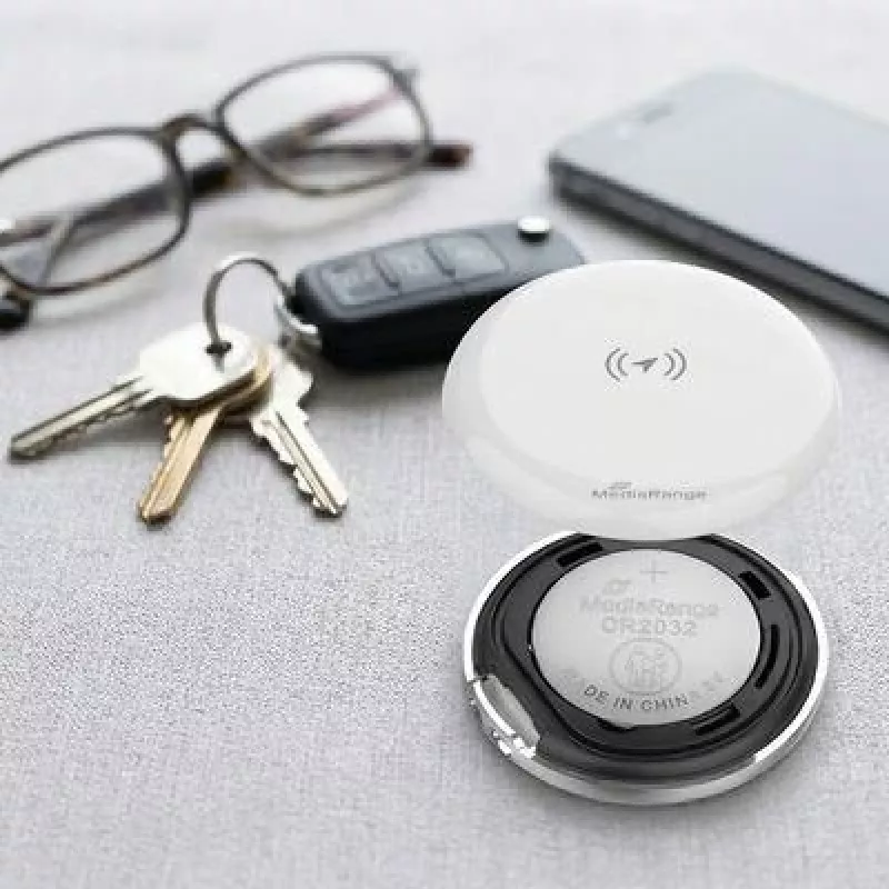 MEDIARANGE MRMA140 Smart Tracker 2 rinkinys – Bluetooth 5.2 daiktų ieškiklis su Apple Find My, IP67, 12 mėnesių baterija