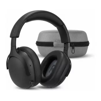 MEDION LIFE HX-1 Plus Ausinės Uždedamos Juodos ANC Bluetooth 5.2 100h Baterija IPX4