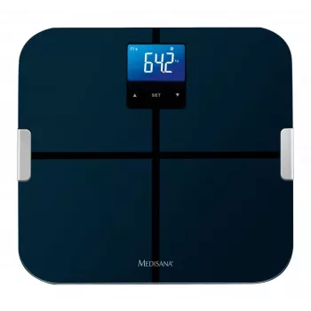 MEDISANA BS 440 Connect svarstyklės – išmanus kūno sudėties analizatorius su Bluetooth