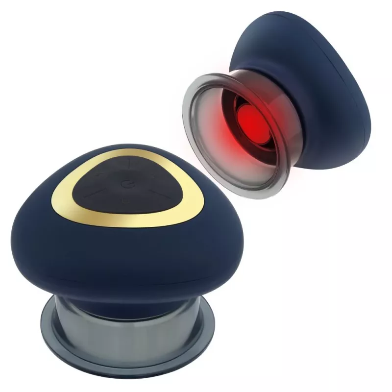 MEDIVON Cupping Massager Cushy 2 - Elektrinis kaušelinis masažuoklis su raudonos šviesos terapija ir šiluma