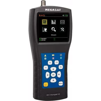 Megasat Satmeter HD 3 Compact V3 - skaitmeninis palydovinės antenos matuoklis su spektro analizatoriumi 2600021