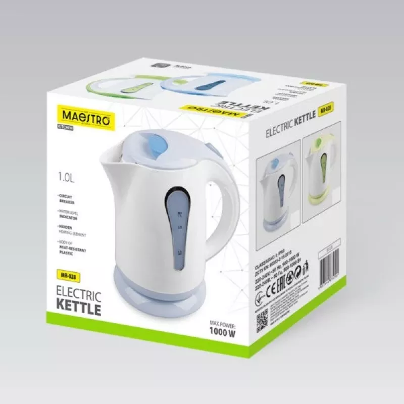 MEO MAESTRO virdulys 1.7 l, 2200 W, mėlynas MR-031-BLUE