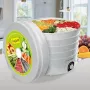 MEO Maestro MR-766 White 520 W plaktuvas su turbo režimu, 5 greičiais, nerūdijančio plieno plakikliais ir tešlos kabliukais