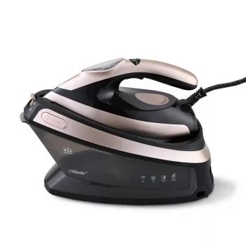 MEO MR-320C Maestro 2400W garo generatoriaus lygintuvas su keraminiu padu, 3,5 bar slėgis, 120 g/min garo stiprintuvas, 1,2 l talpa